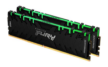  Зображення Пам'ять ПК Kingston DDR4 16GB KIT (8GBx2) 3200 FURY Renegade RGB 